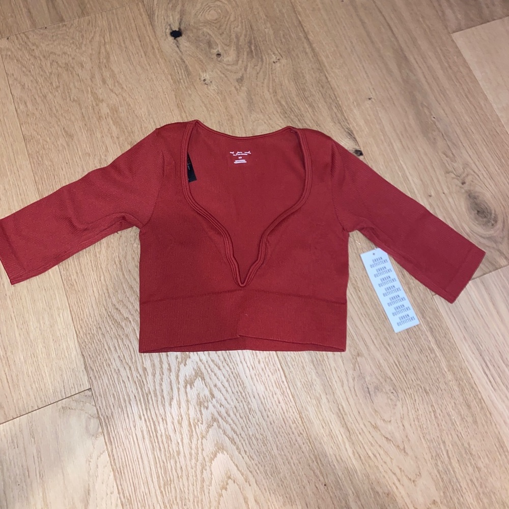 urban outfitters top rust color